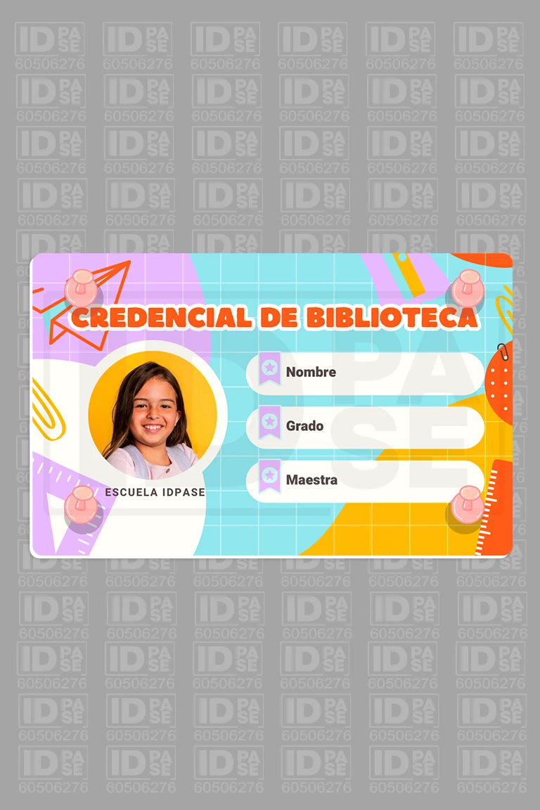 Credencial de Biblioteca Estudiantil